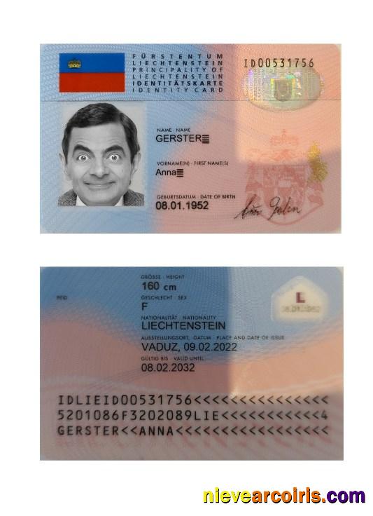 Liechtenstein ID card